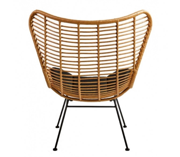 Chaise en rotin synthétique Tula