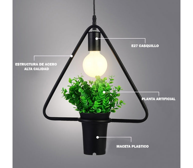 Lampada da soffitto Triangle Pot