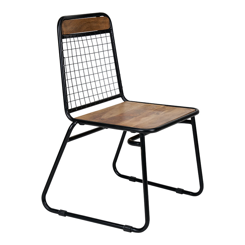 Silla vintage comedor madera Alba