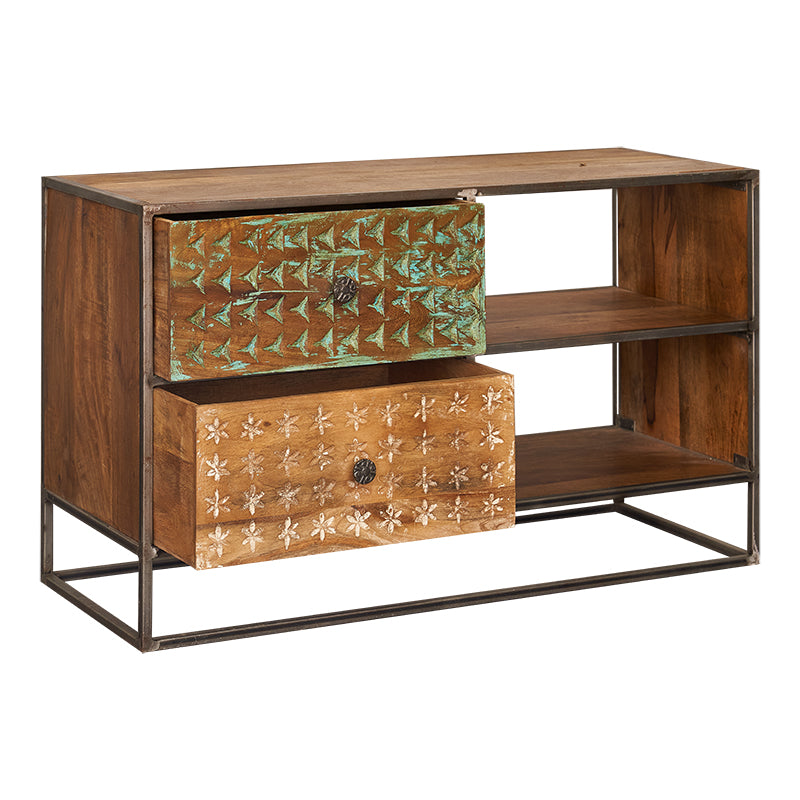 Mueble de Tv en madera de mango Sunset