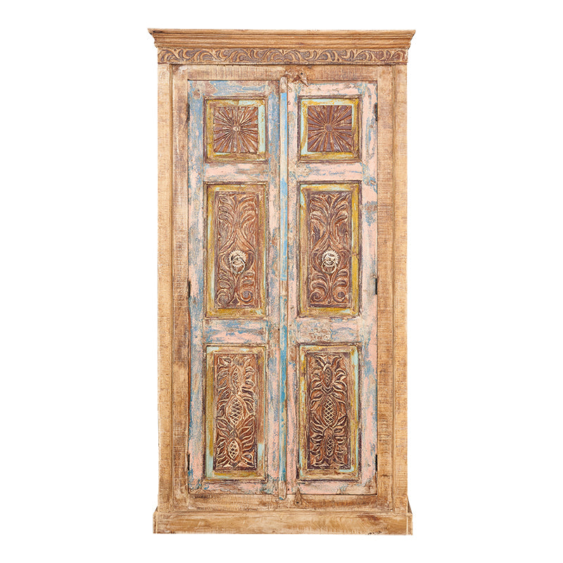 Armario de madera de mango artesanal Roma