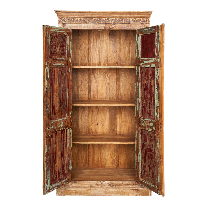 Armario de madera de mango artesanal Roma
