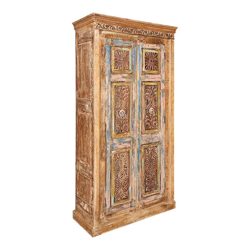 Armario de madera de mango artesanal Roma