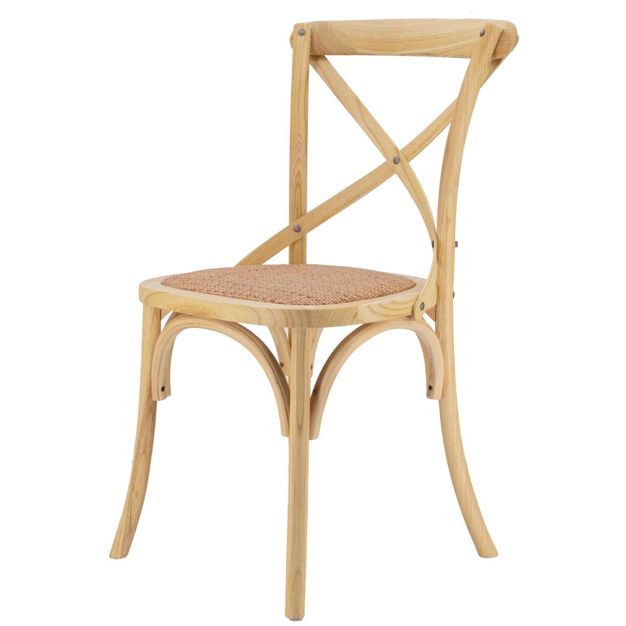 Sedia da pranzo vintage Cross natural N