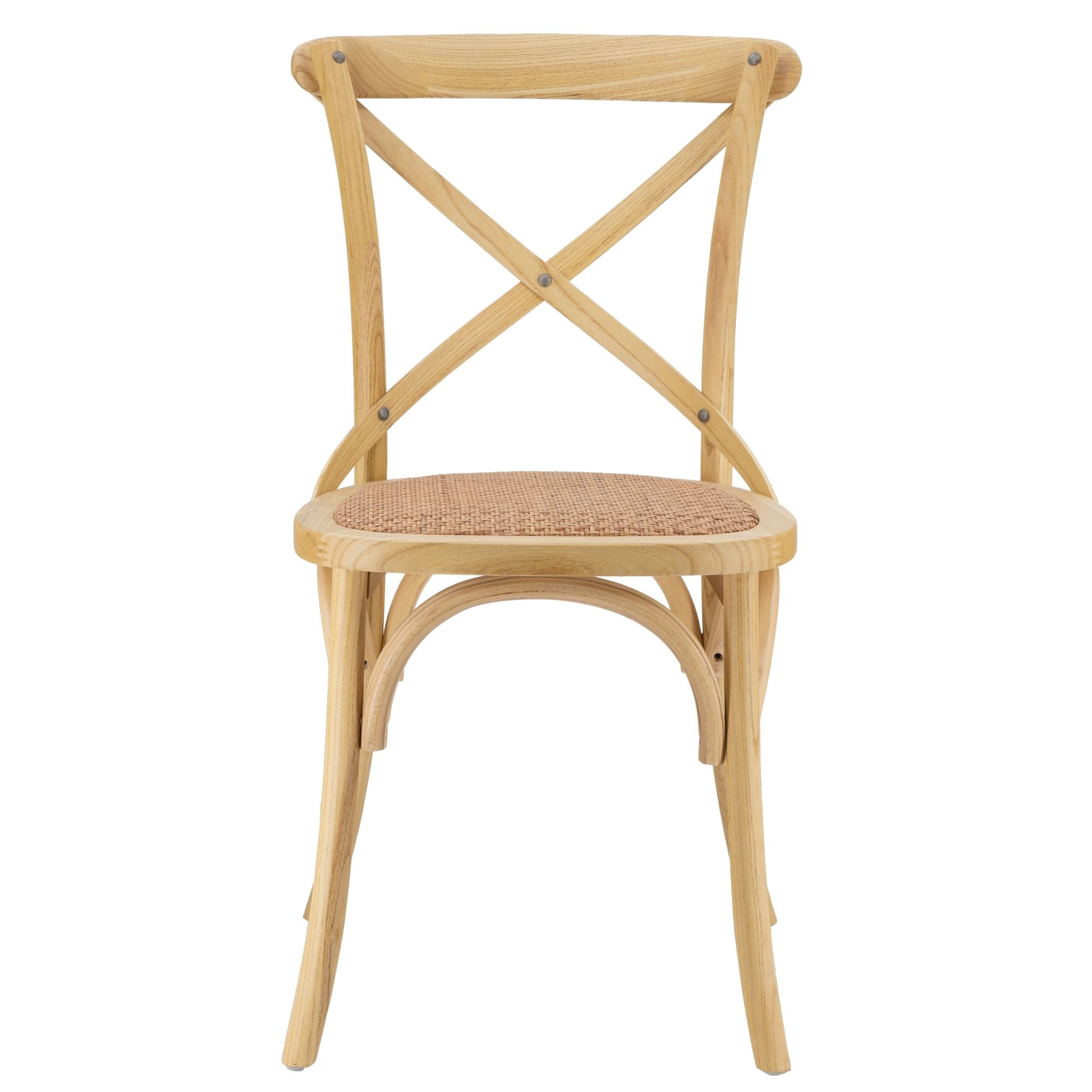 Sedia da pranzo vintage Cross natural N