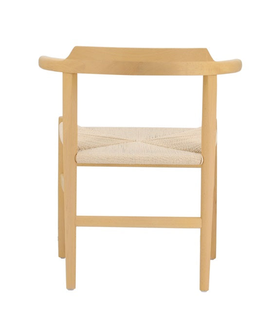 Chaise de salle à manger en bois Plato naturel