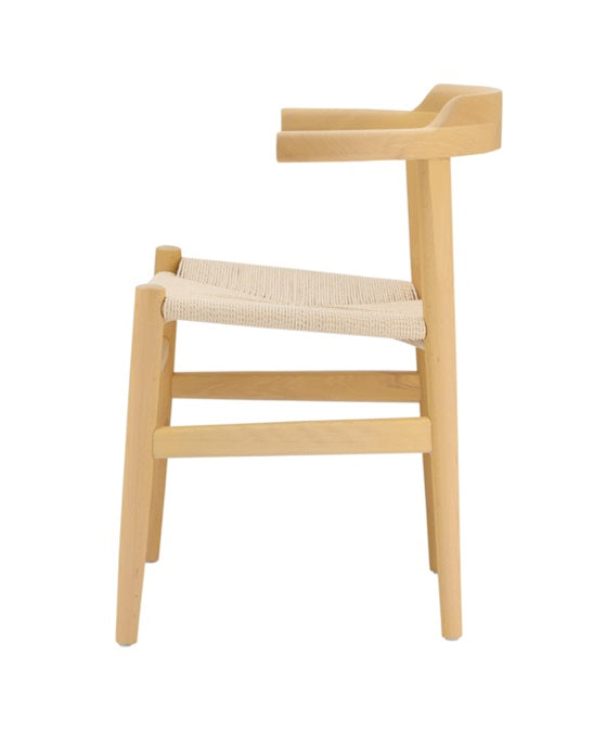 Chaise de salle à manger en bois Plato naturel