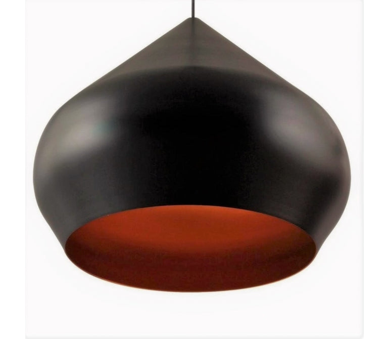 Candeeiro suspenso preto D52