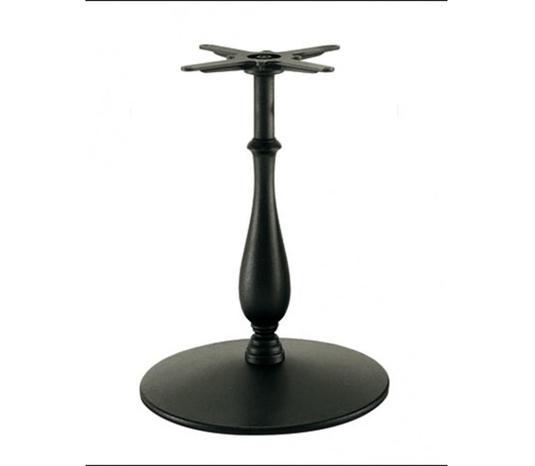 Pie de mesa hostelería hierro Roma Ø55