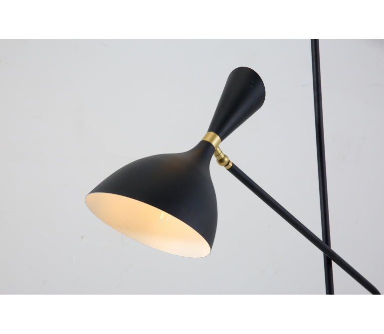 Lampada da terra a due bracci bianca Toy design