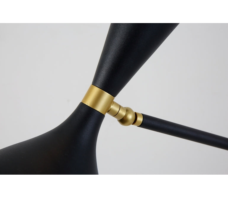 Lampada da terra a due bracci bianca Toy design