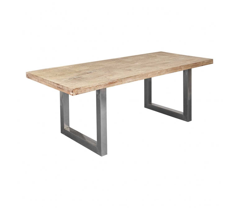 Tavolo da pranzo 220 in legno e acciaio Cristy
