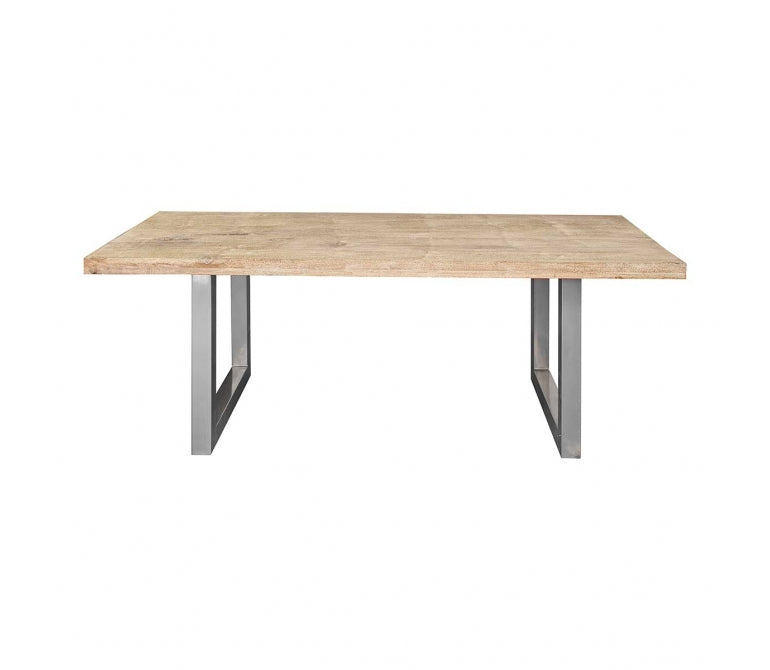 Tavolo da pranzo 220 in legno e acciaio Cristy