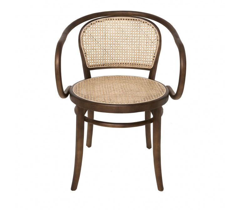 Cadeira de jantar de braços Manson