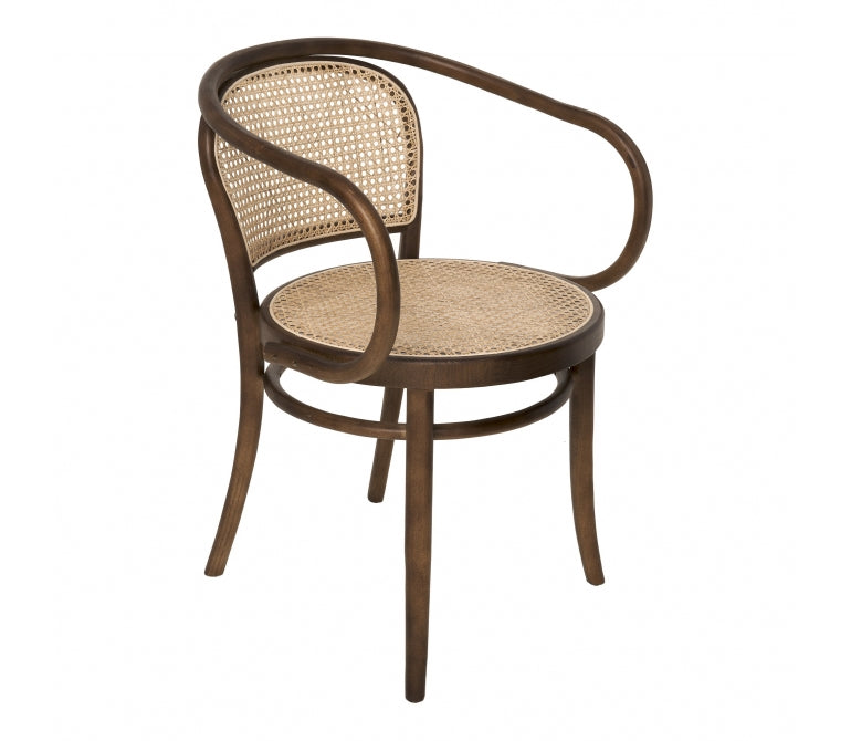 Cadeira de jantar de braços Manson