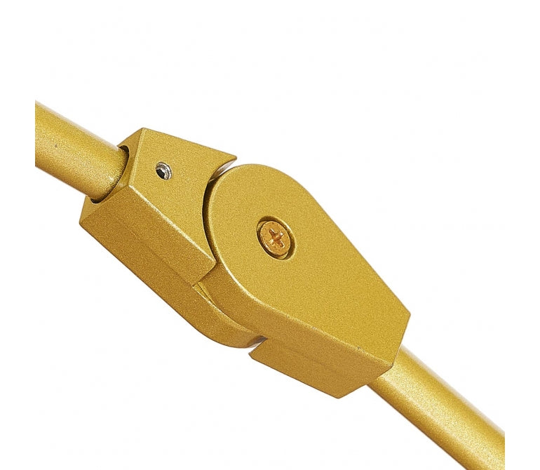 Lámpara de suspensión Chandelier Adel 6 dorado cristal cognac