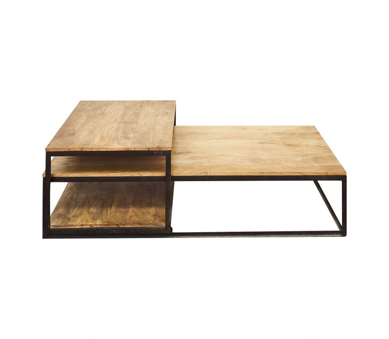 Tables basses Berta en bois de manguier