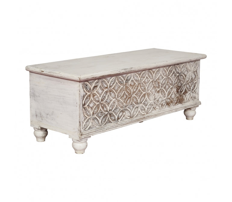 Stivale in legno di mango intagliato Nazan