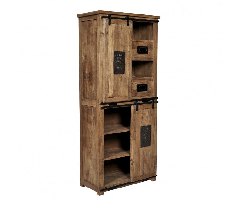 Armoire en bois de manguier et acier de Nills