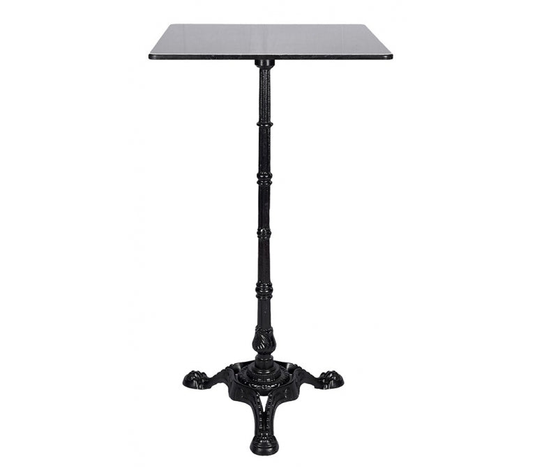 Table haute de bar en marbre 60x60 Pisa