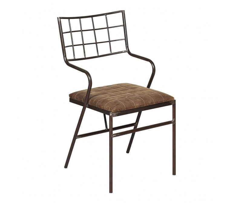 Chaise de salle à manger industrielle Ares