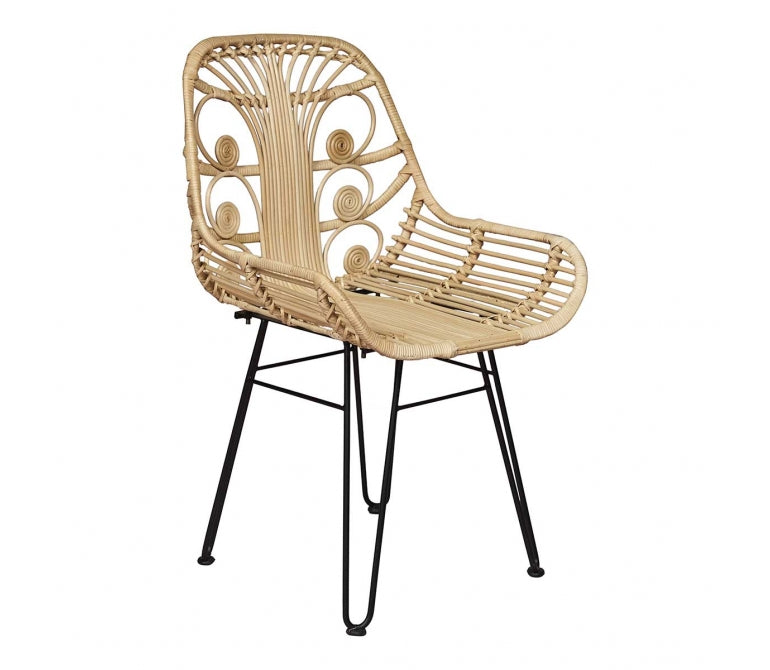 Chaise en rotin synthétique Andra