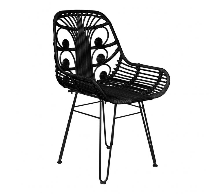 Chaise en rotin synthétique Andra