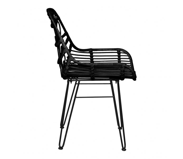 Chaise en rotin synthétique Andra