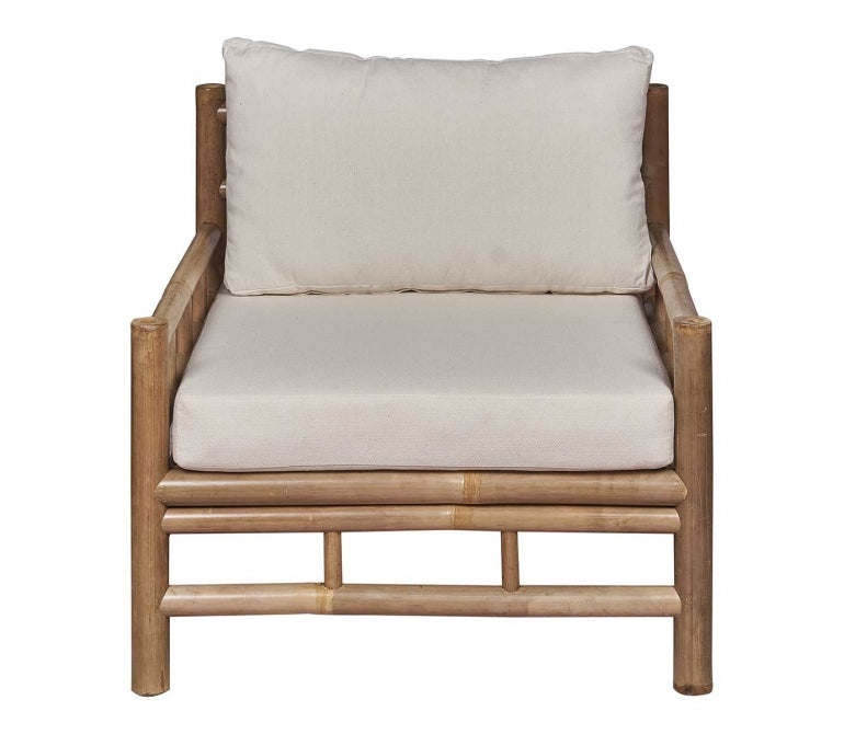 Poltrona in bambù con cuscini Yoice