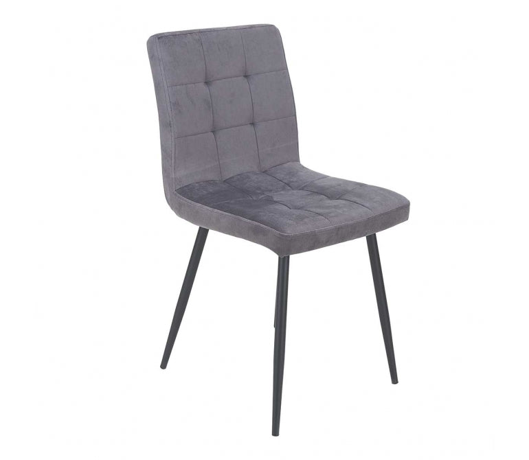 Chaise à manger en velours Shira