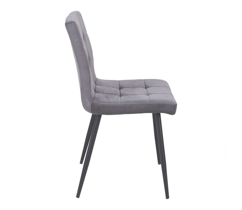 Chaise à manger en velours Shira