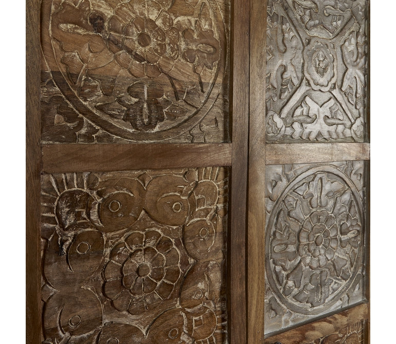 Armadio etnico Klaus in legno di mango