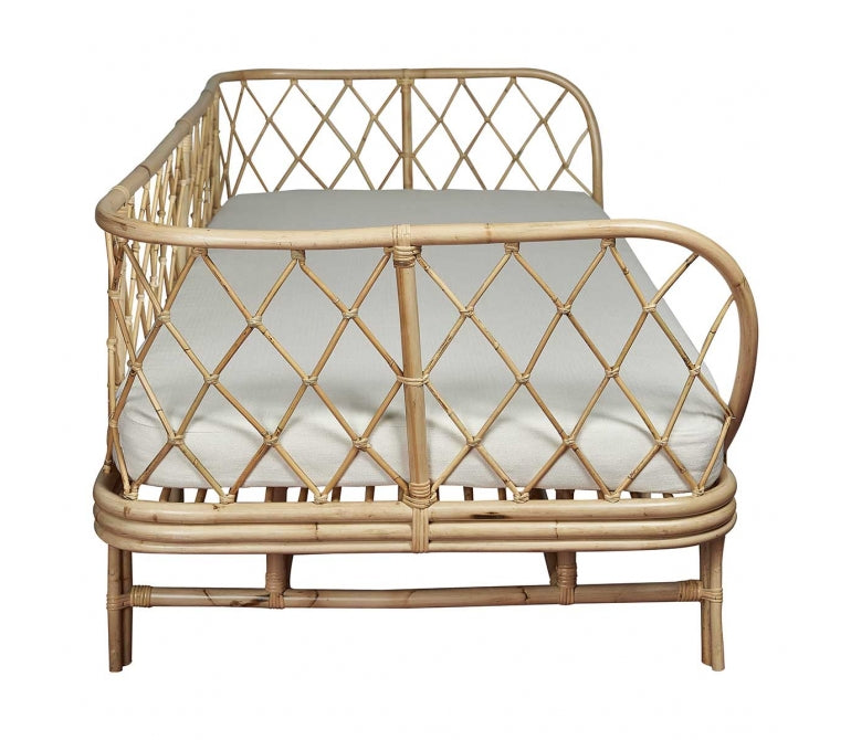 Divano letto da giorno in rattan Samanta