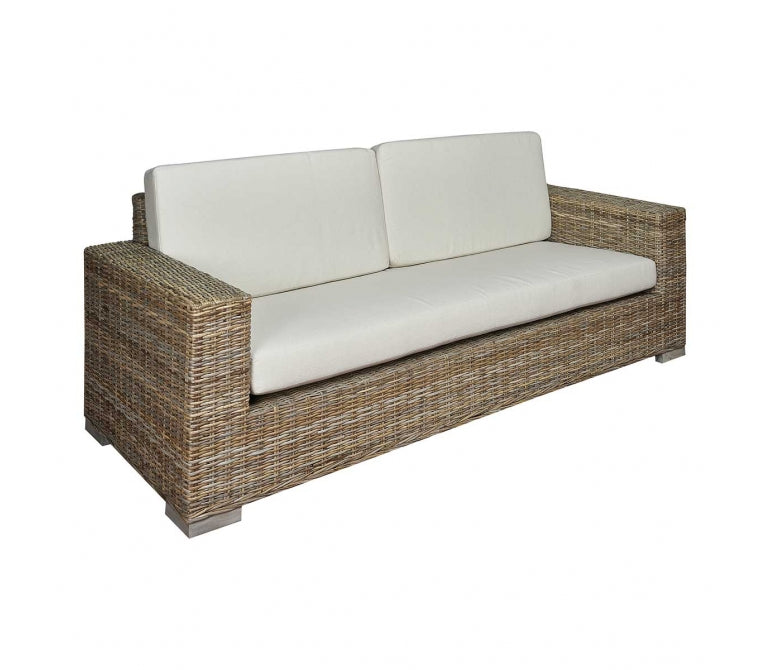 Sofá 3 plazas ratán Celio