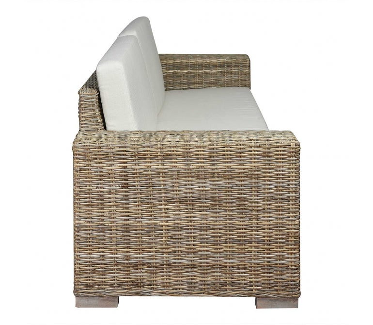 Sofá 3 plazas ratán Celio