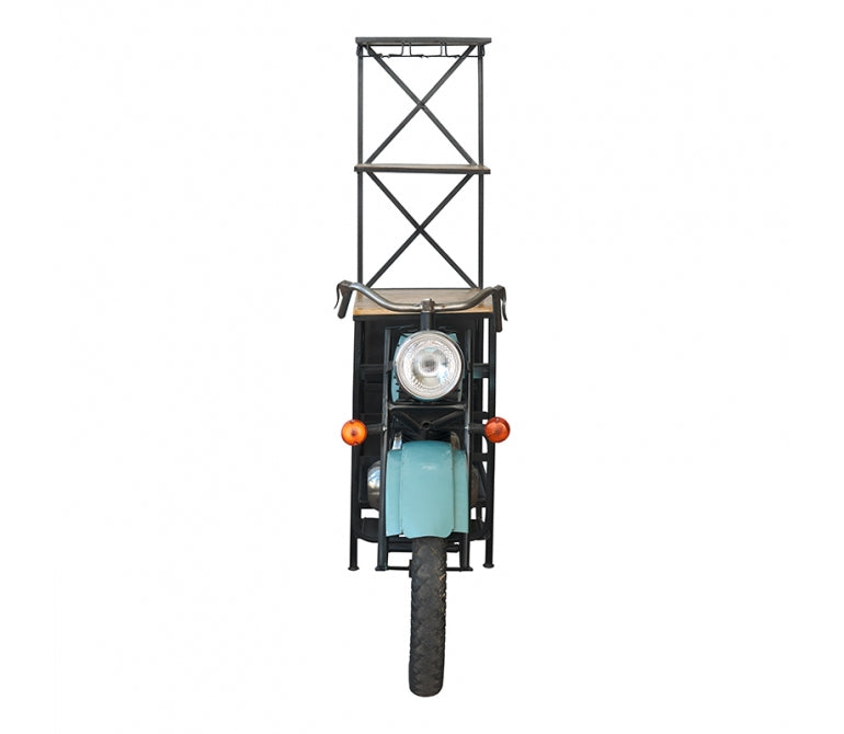 Mueble estantería vintage moto Race