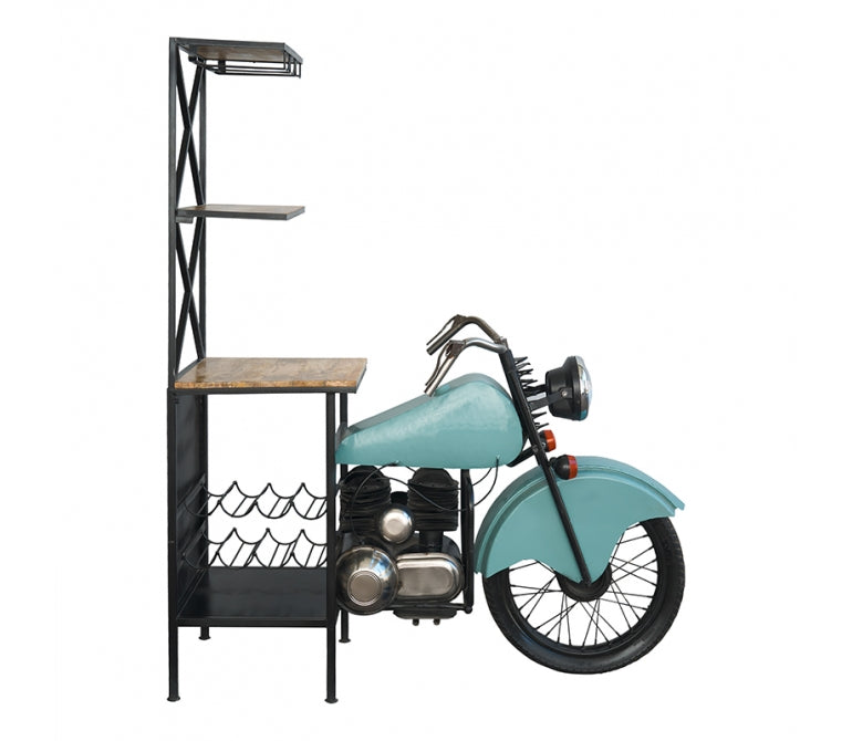Mueble estantería vintage moto Race