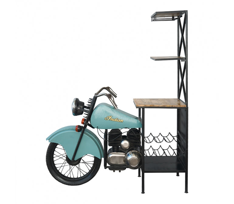 Unidade de estante de motocicletas Vintage Race