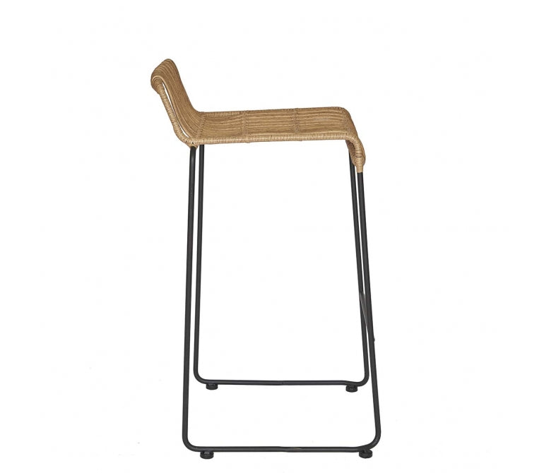 Kunststof rotan kruk John