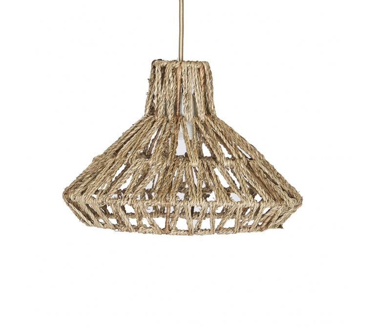 Lâmpada de tecto Lunay rattan