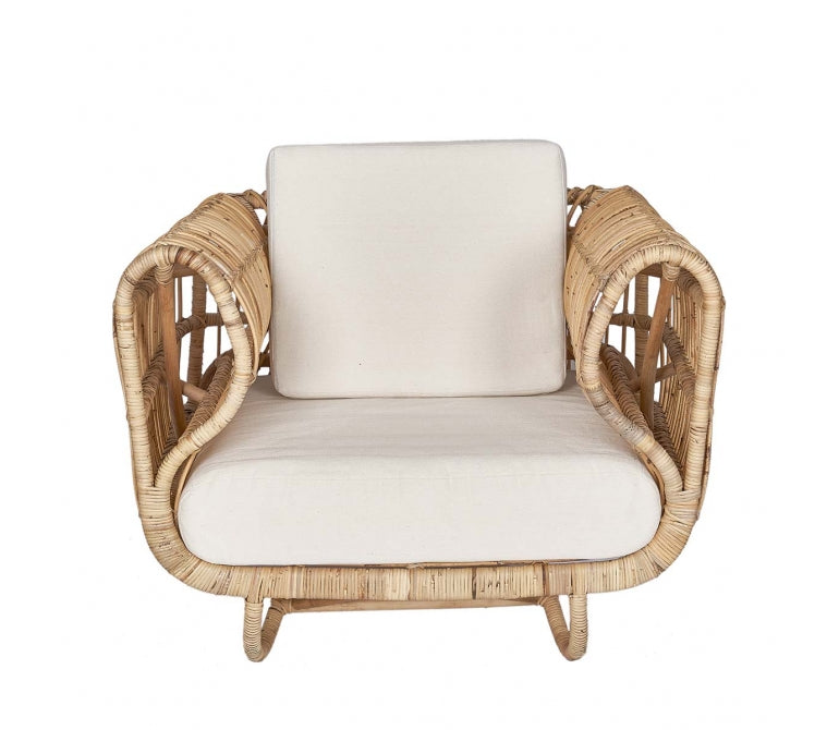 Sillón ratan natural Tandro