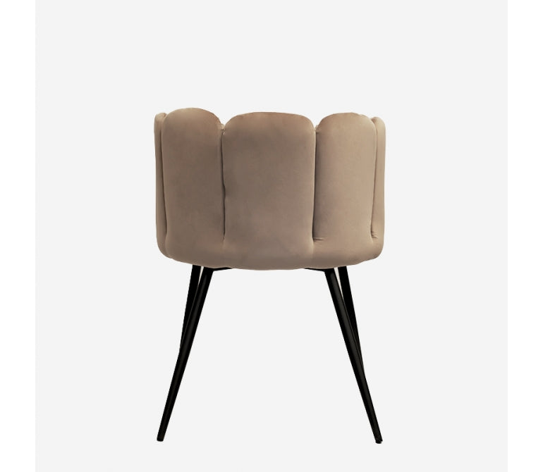 Chaise de salle à manger en velours Sophie