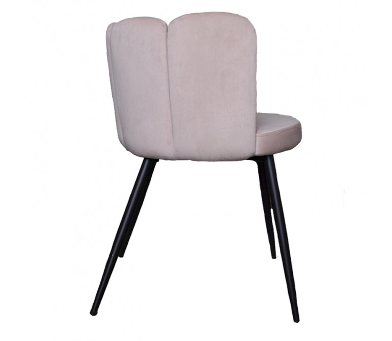 Chaise de salle à manger en velours Sophie