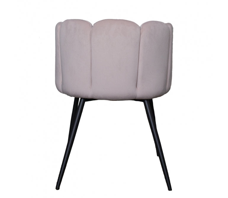 Chaise de salle à manger en velours Sophie