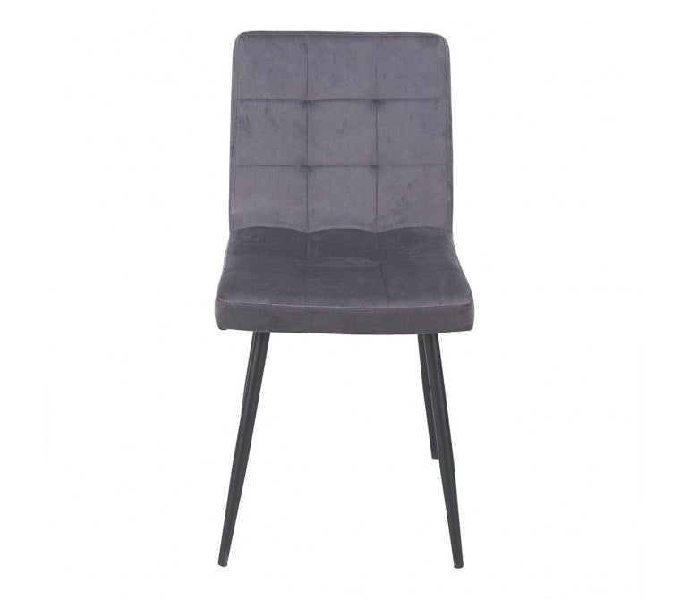 Chaise à manger en velours Shira