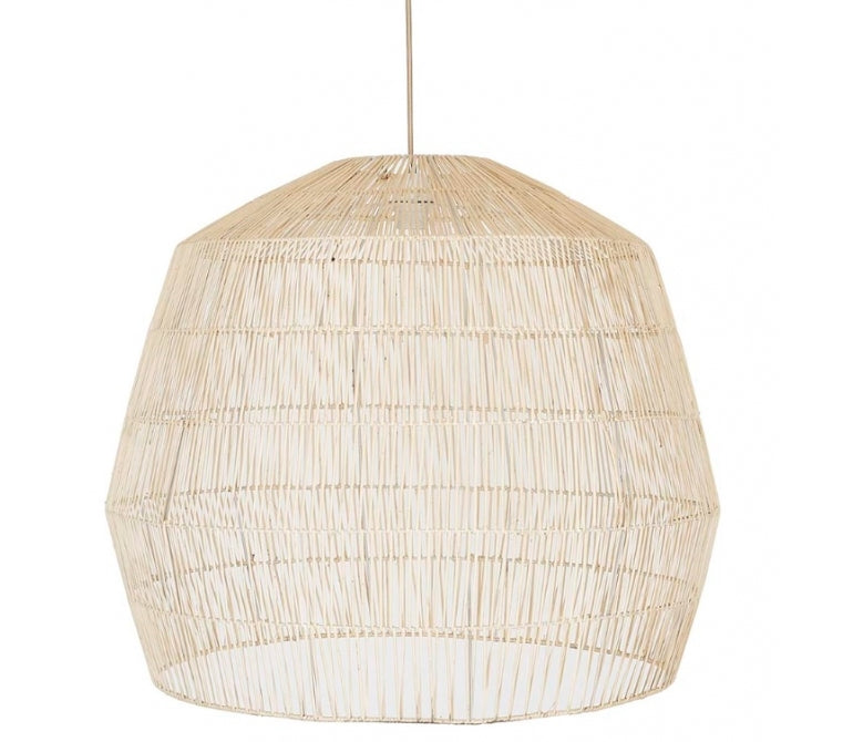 Lampada da soffitto in rattan Geiser