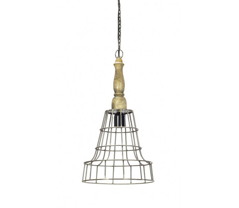 Lámpara de techo vintage industrial Jaula D