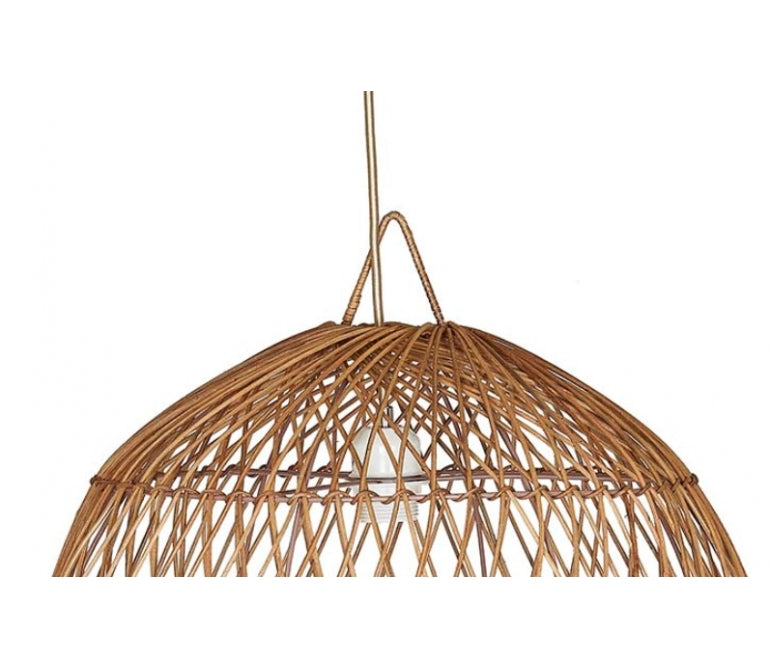 Lampada da soffitto in rattan Galia D50