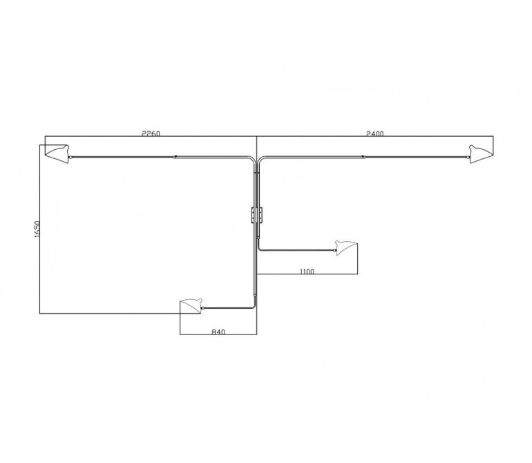 Lámpara de aplique diseño Sergent quatro