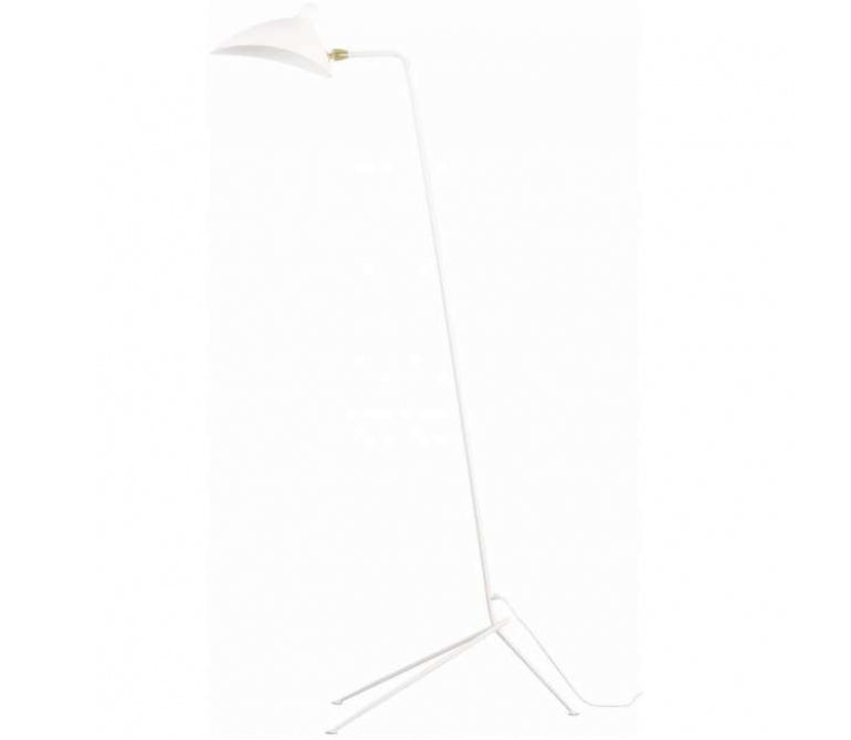 Lámpara de pie diseño Sergent blanco